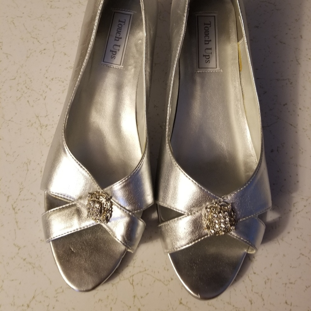 Touchups Silver Dress Shoes